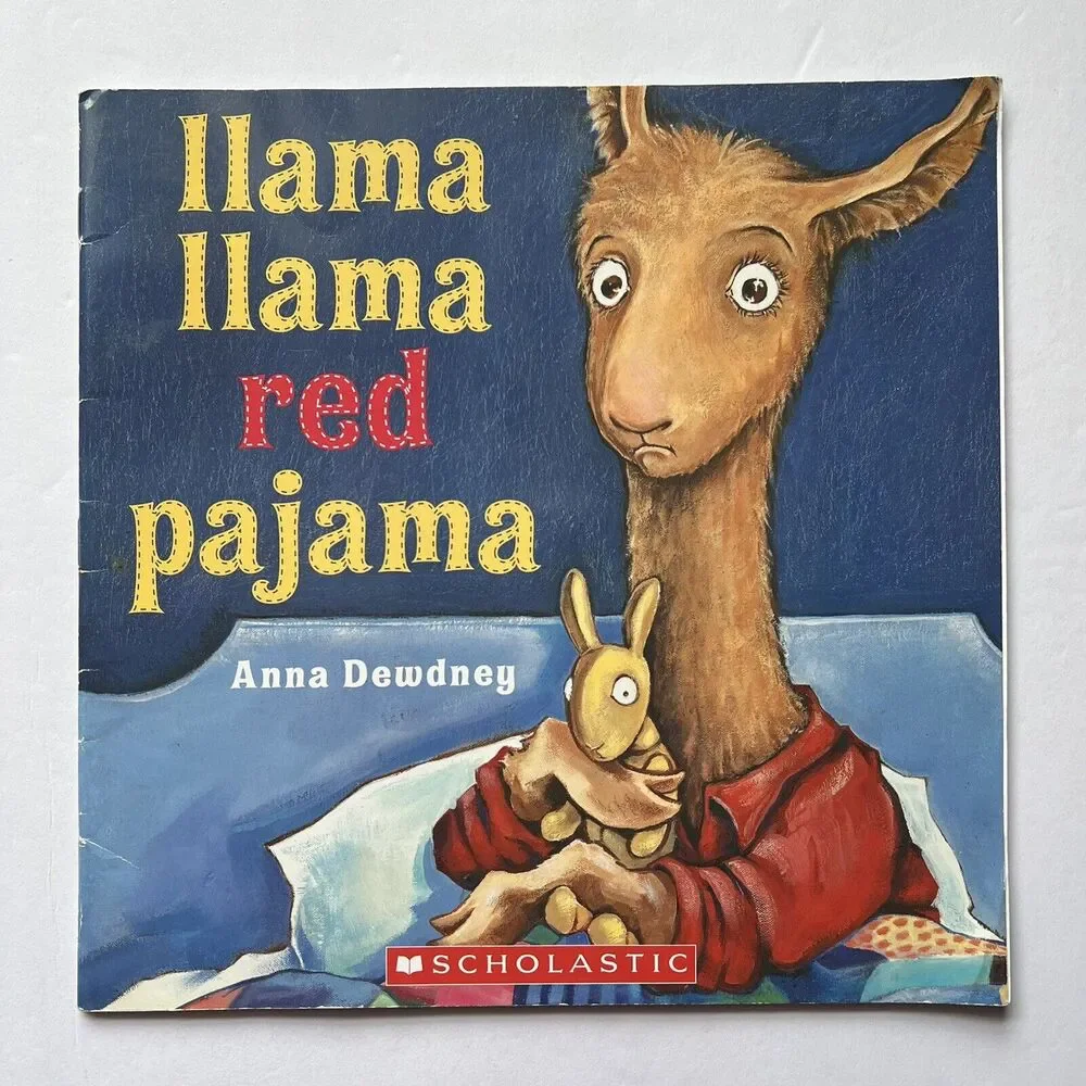 Llama Llama Red Pajama and Time to Share Lot of 2 Anna Dewdney Paperback Books